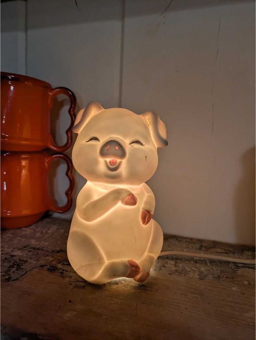 1950's Pig Lamp
